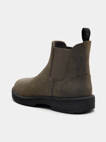 Pull&Bear Chelsea Boots i grøn