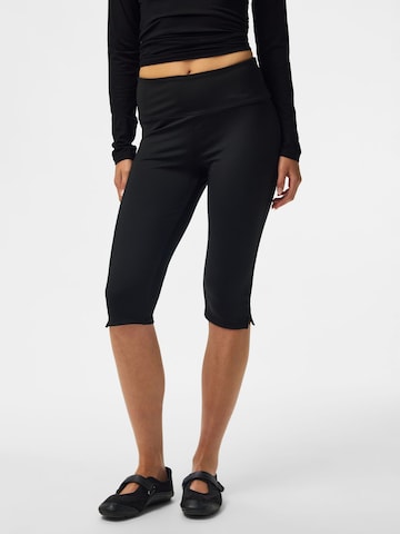 Skinny Pantaloni 'OFIA ' di PIECES in nero: frontale