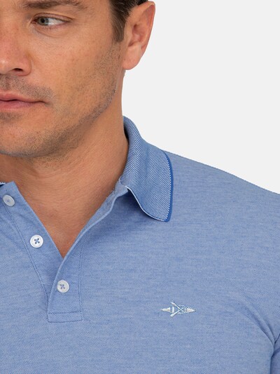 Jacey Quinn Shirt 'Interlok' in blau / hellblau, Produktansicht