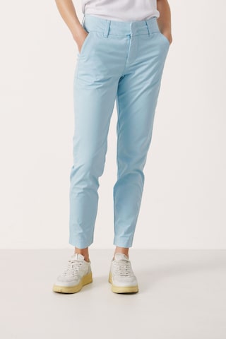 Part Two Tapered Pants 'Soffys' in Blue: front