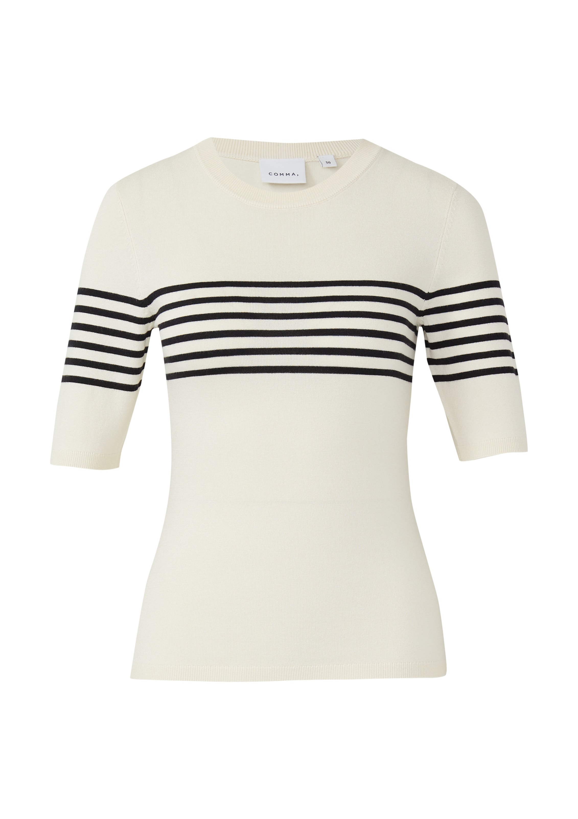 Pull-over COMMA en noir : devant