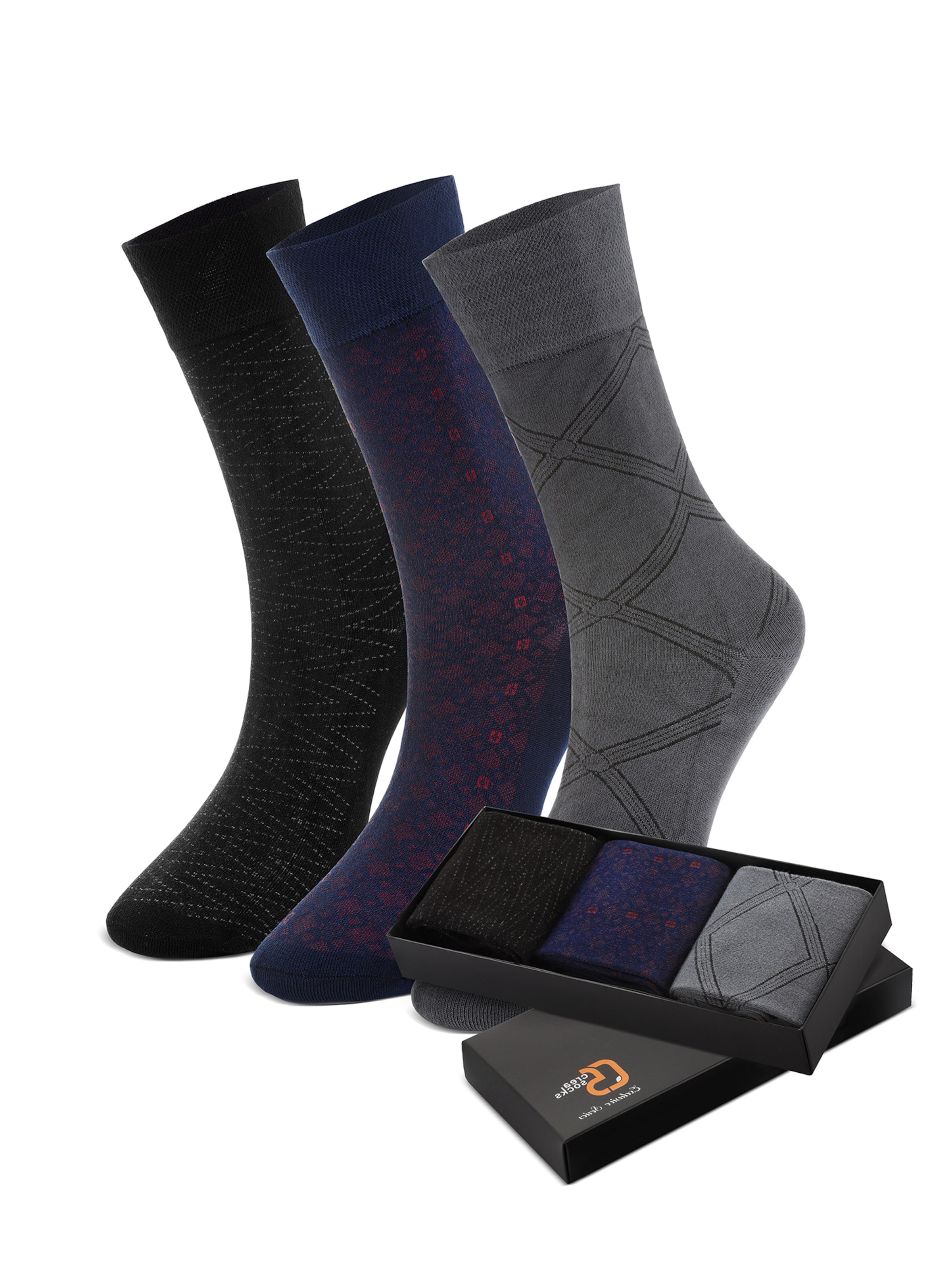 Chaussettes 'Bambus' Crea Socks en mélange de couleurs : devant