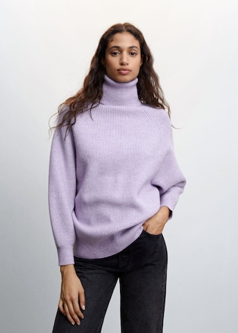 MANGO Sweater 'iliada' in Purple: front