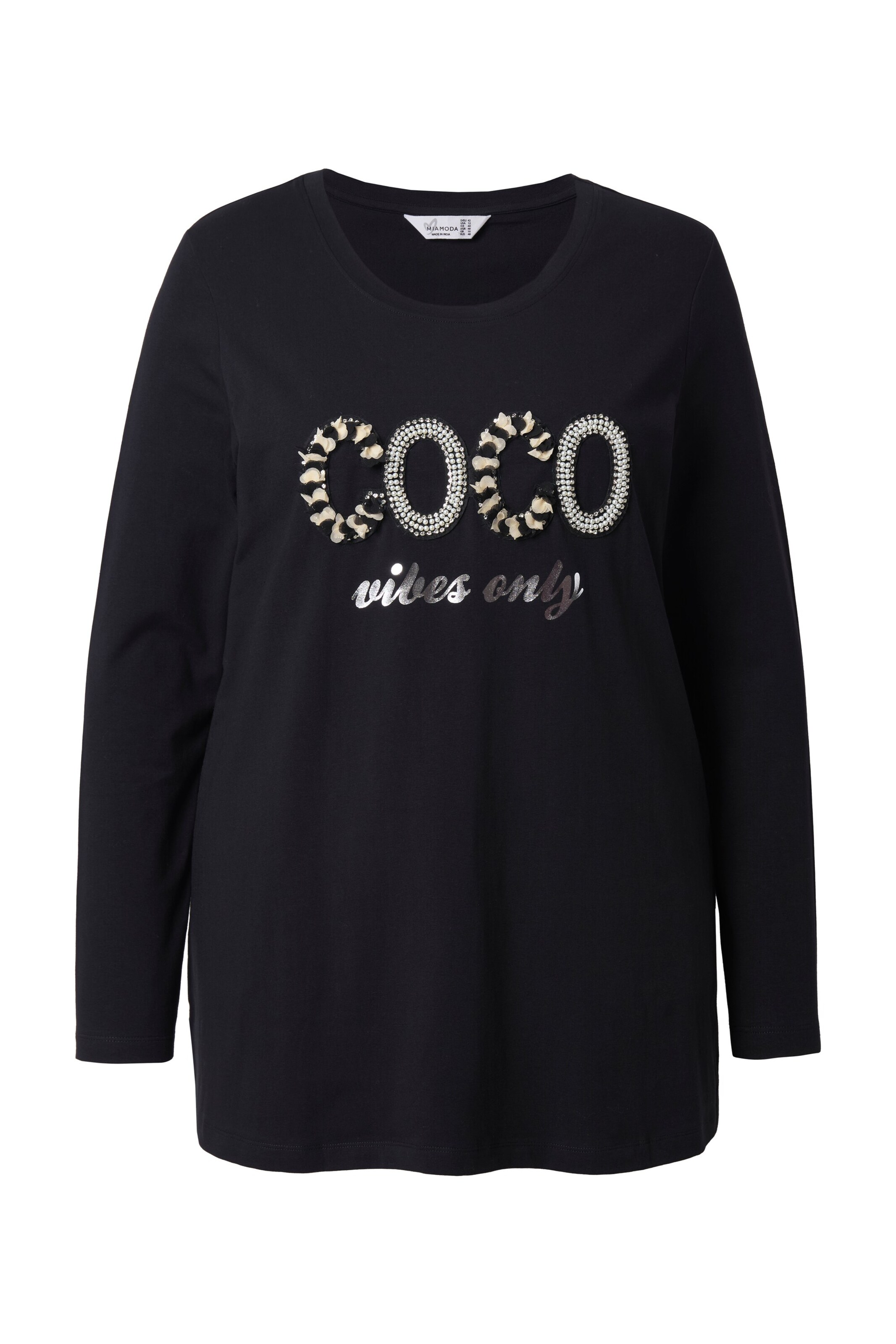 MIAMODA Shirt in Zwart: voorkant