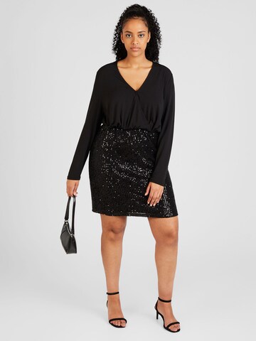 Robe 'Lavina' ABOUT YOU Curvy en noir