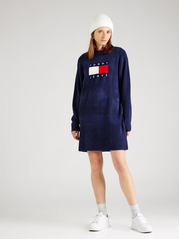 Tommy Jeans Curve Kleid in Blau: Vorderseite
