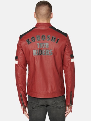 KOROSHI Between-Season Jacket in Red