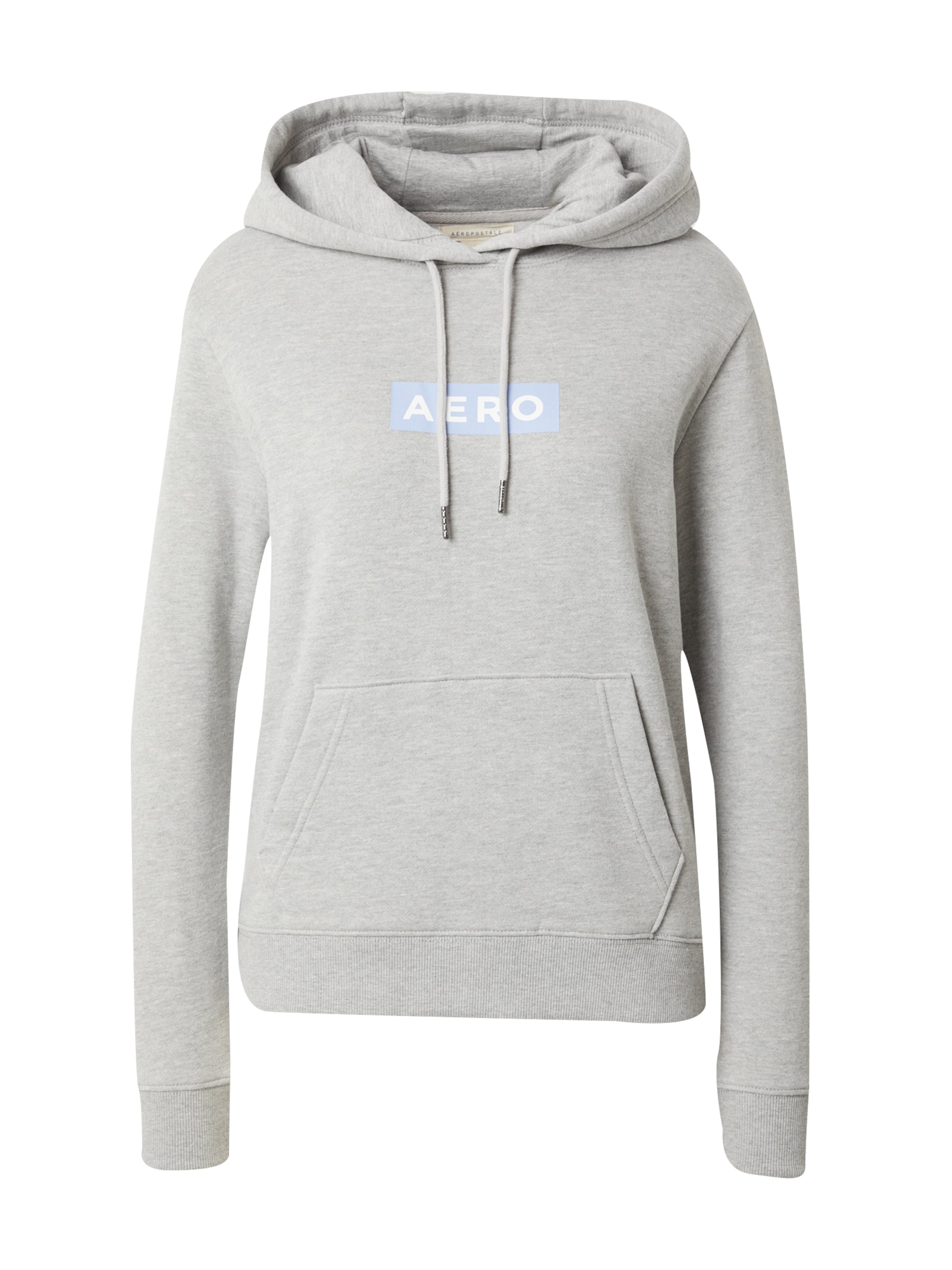 AÉROPOSTALE Μπλούζα φούτερ σε γκρι: μπροστά