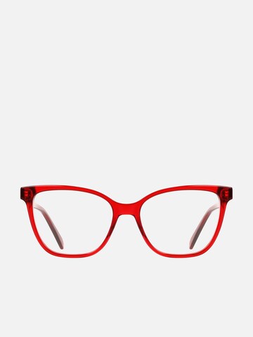 FERRAGAMO Zonnebril in Rood