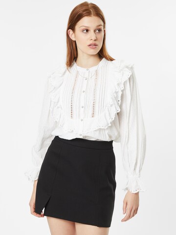 River Island Blouse in Wit: voorkant