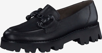 Paul Green Moccasin in Black: front