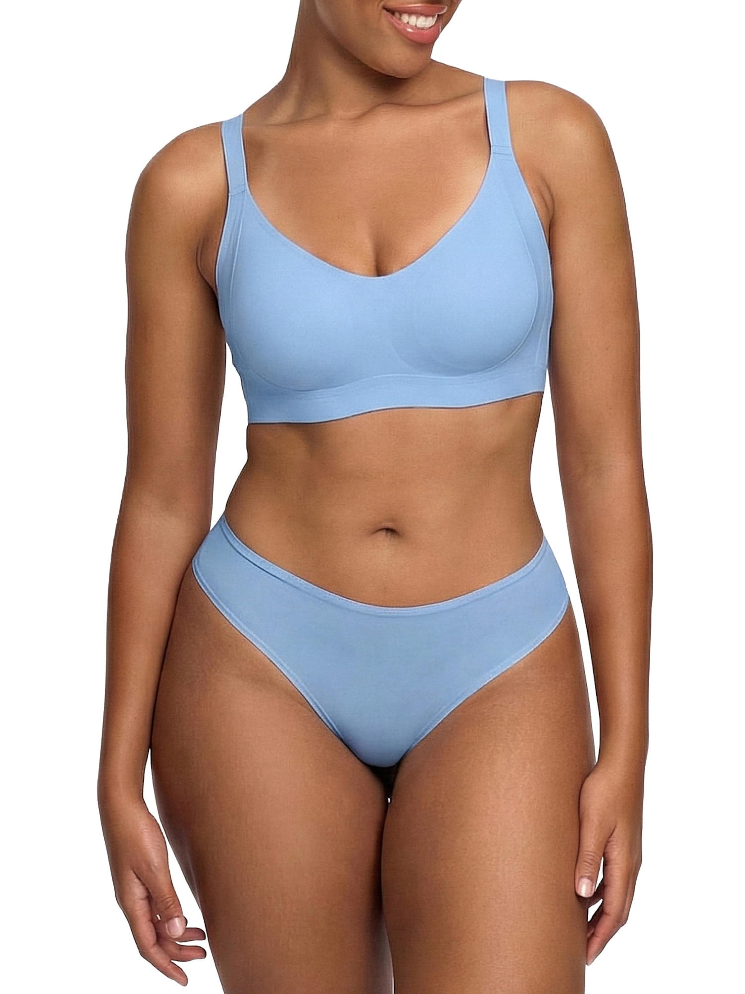 cfab by creamy fabrics Push-up Bra 'Seamless Compact Push-Up BH' in Purple