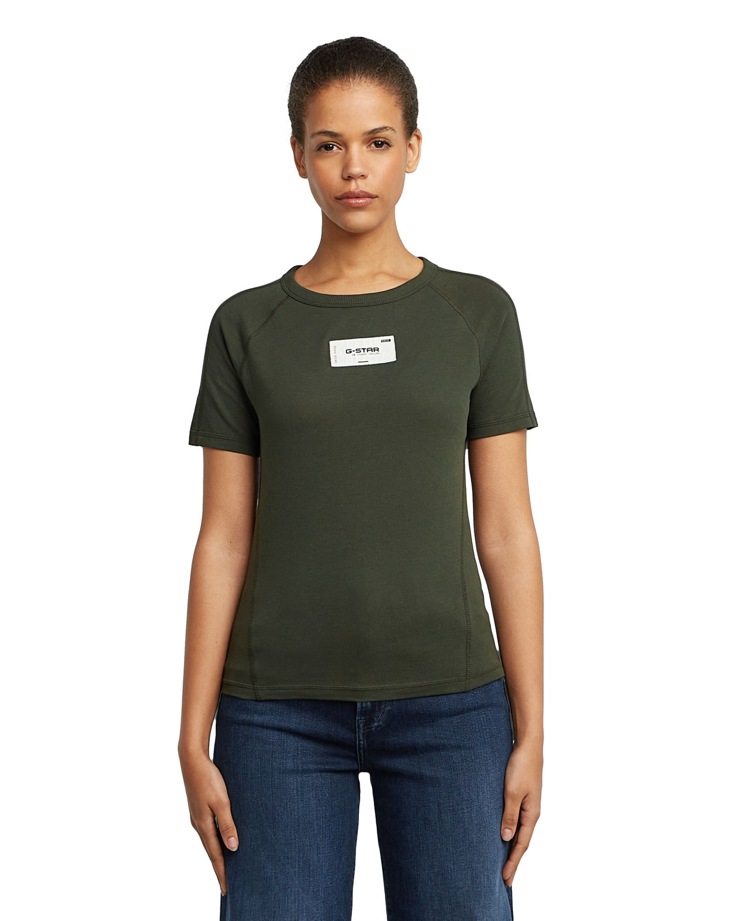 T-shirt G-STAR en gris : devant