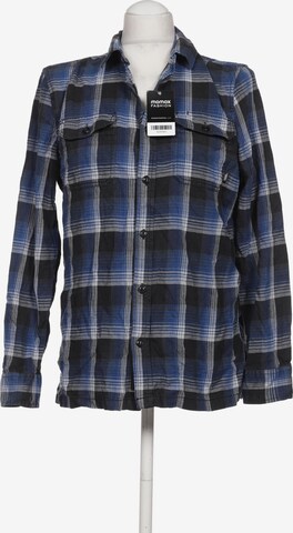 VANS Button Up Shirt in M in Blue: front