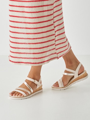 Sandales à lanières Tamaris en beige