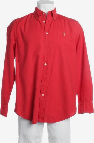 Polo Ralph Lauren Button Up Shirt in L in Red: front