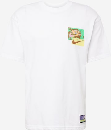 Tricou de la Nike Sportswear pe alb: față