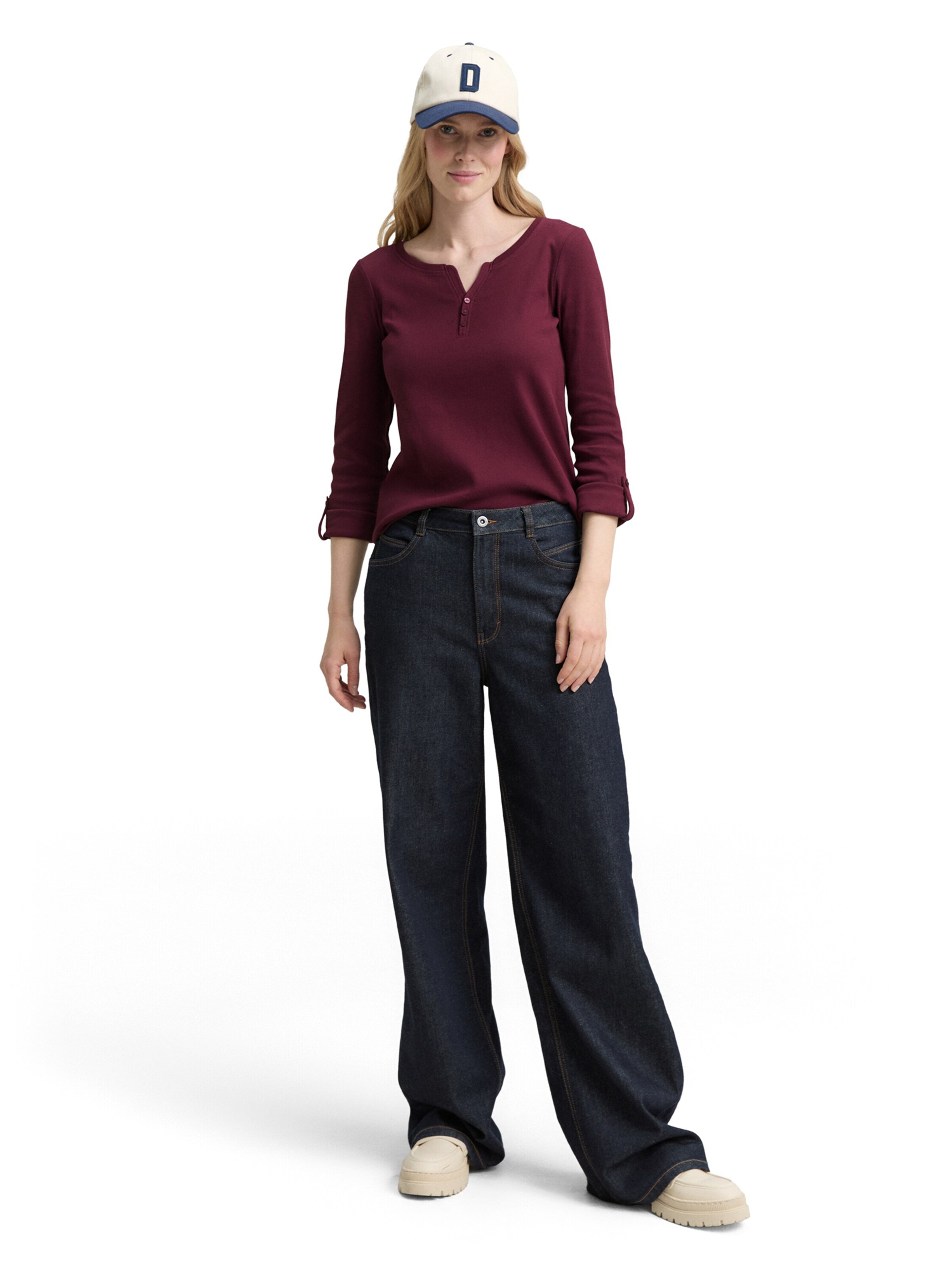 TOM TAILORMajica - crvena boja