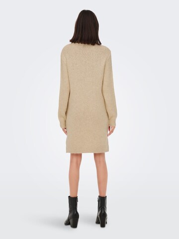 JDY Knit dress 'Dinea' in Beige