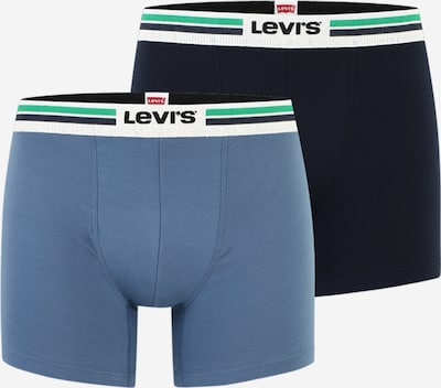 LEVI'S ® Bokserice u mornarsko plava / svijetloplava / travnato zelena / bijela, Pregled proizvoda