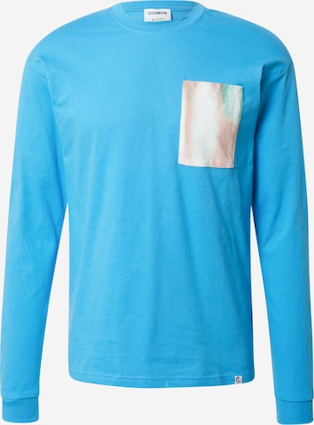 ABOUT YOU x Benny Cristo Shirt 'Luan' in Blauw: voorkant