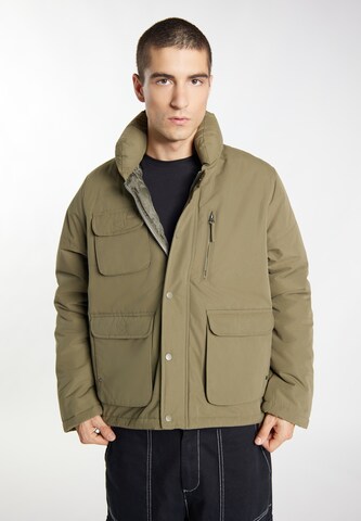 TUFFSKULL Between-season jacket in Green: front