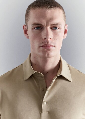 MANGO MAN Poloshirt 'Palamos' in Beige