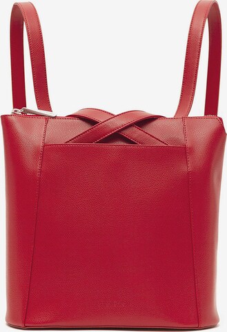 Gretchen Backpack 'Crocus Midi Backpack' in Red: front