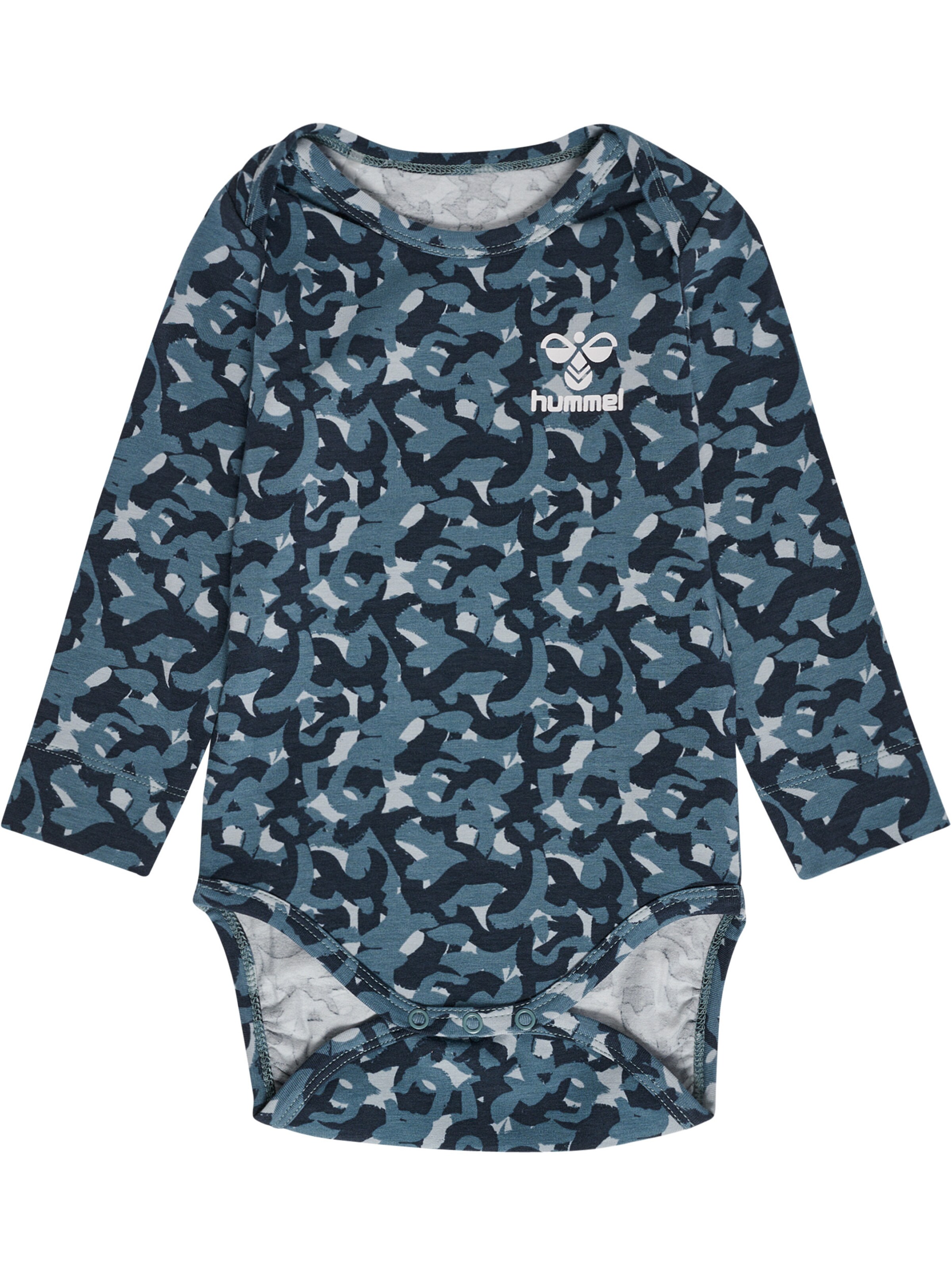 Hummel Body in Blau: Vorderseite