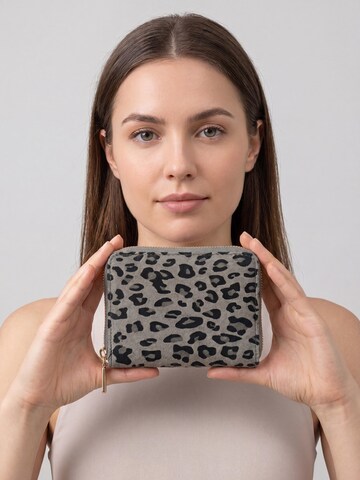 MILLYMILK® Wallet 'SAVANA SMALL' in Grey: front
