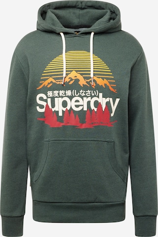 Superdry Sweatshirt 'Great' in Grün: predná strana