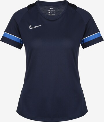 T-shirt fonctionnel 'Academy 21' NIKE en bleu : devant