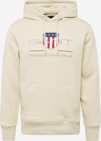 GANT Sweatshirt in Beige: front