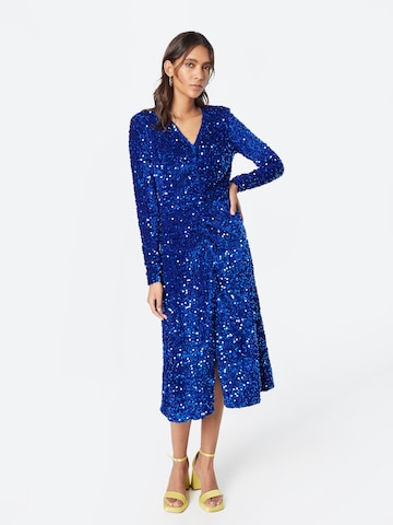 BZR Dress 'Wrapla' in Blue: front