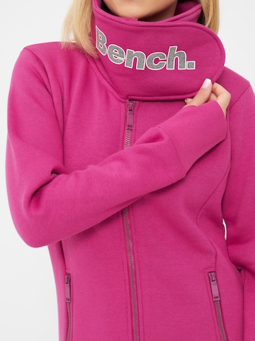 BENCH Zip-Up Hoodie 'Haylo' in Pink