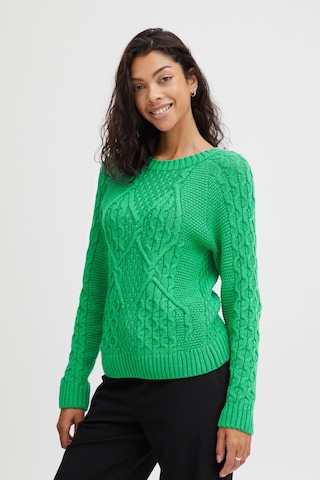 b.young Sweater 'Olgi' in Green: front