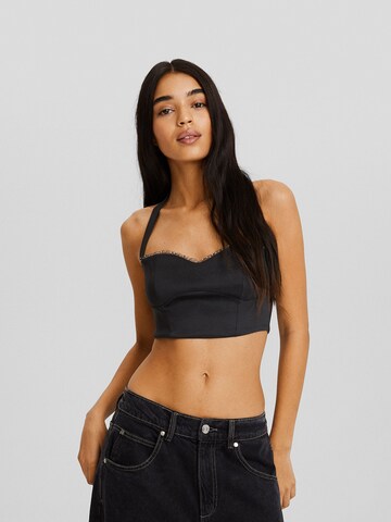 Bershka Top in Schwarz: Vorderseite