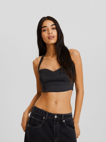 Bershka Top in Schwarz: predná strana