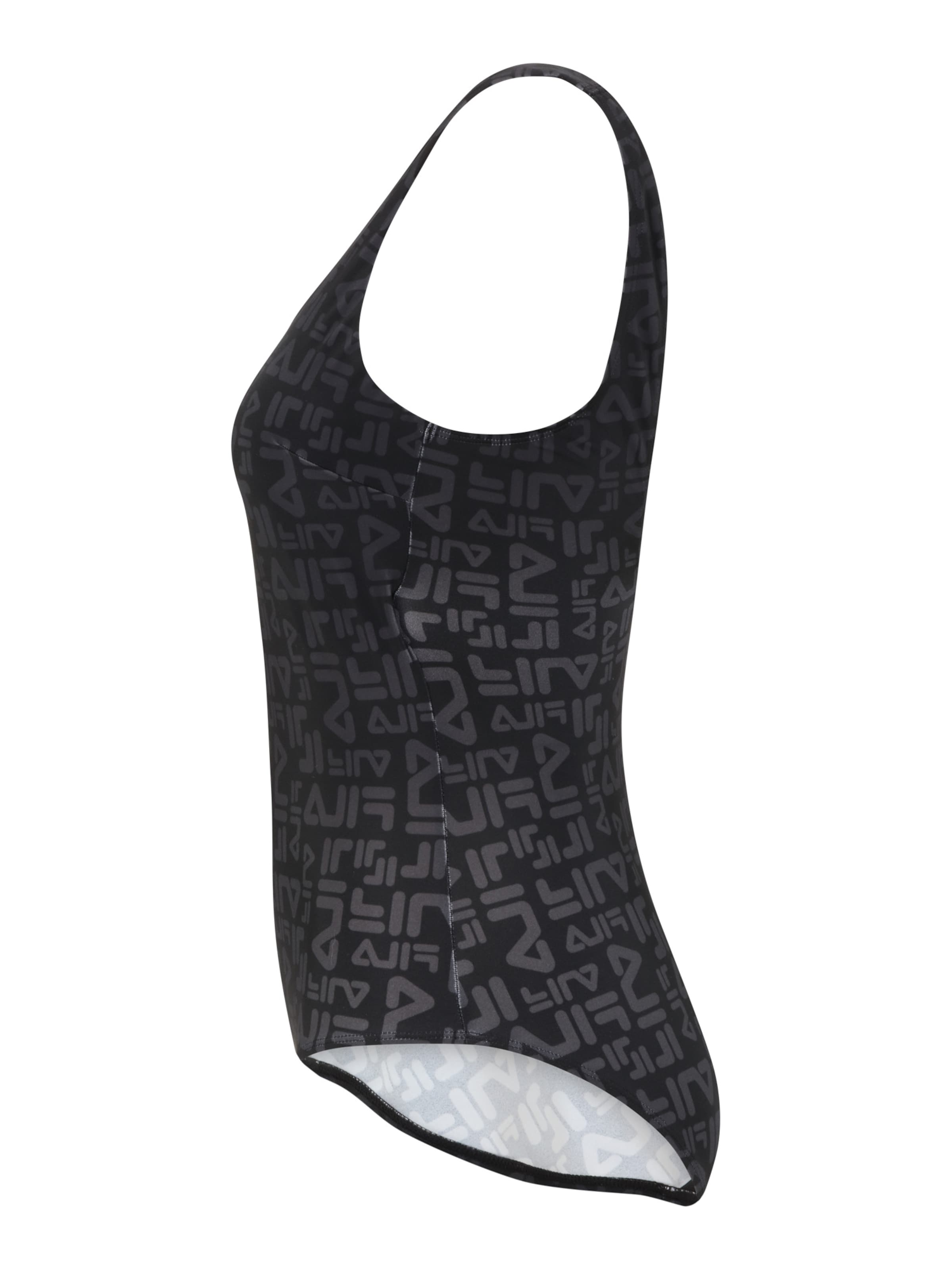 FILA Bustier Strój kąpielowy 'SARANDI' w kolorze czarny