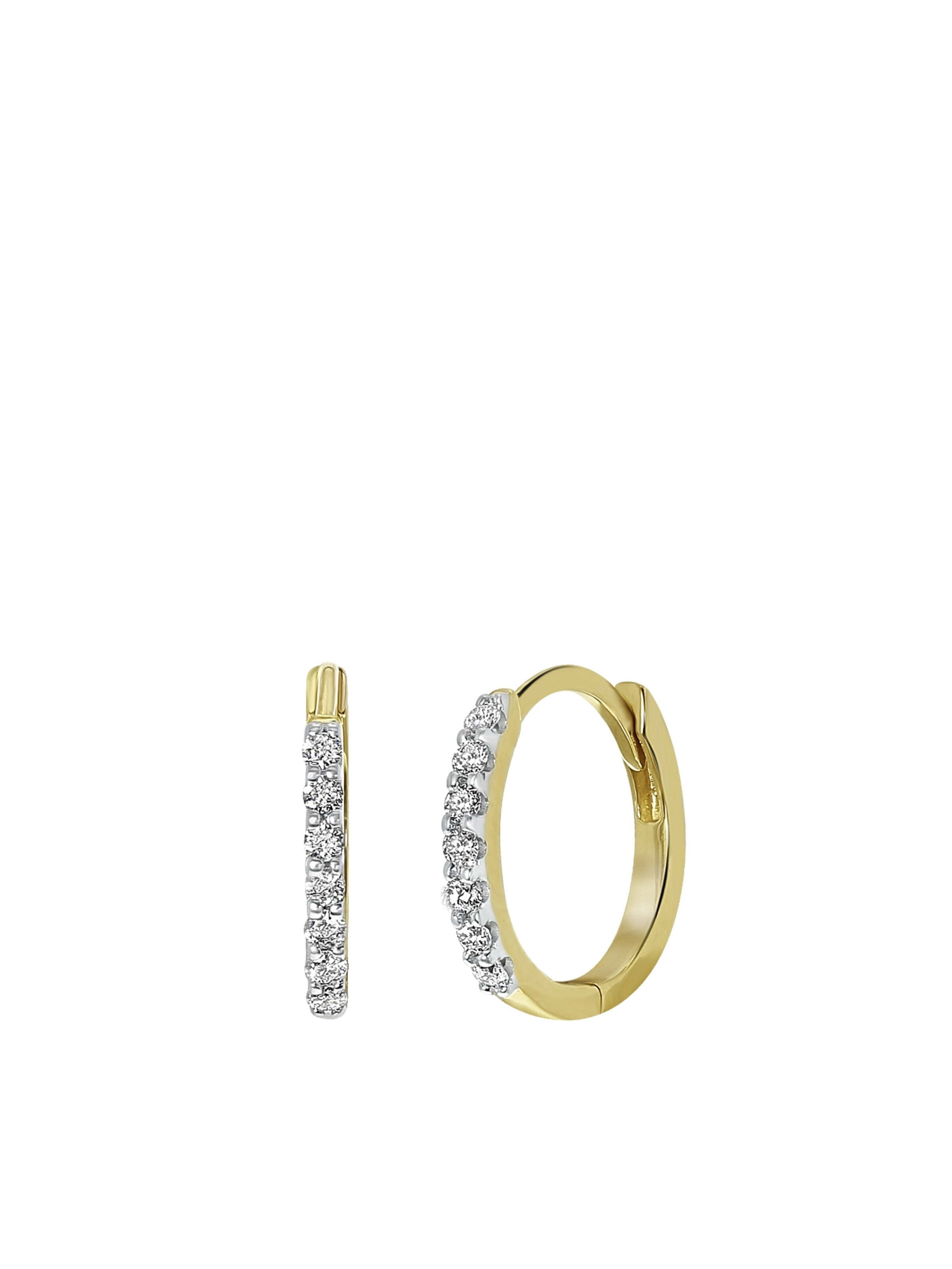 Lucardi Oorbellen in Goud: voorkant