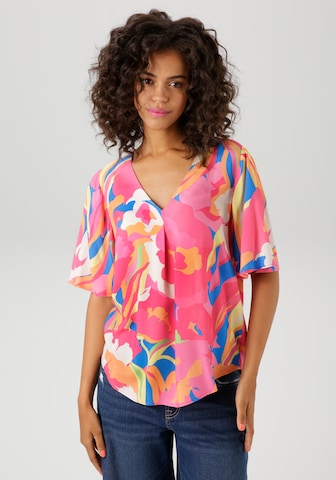 Aniston CASUAL Blouse in Pink: front