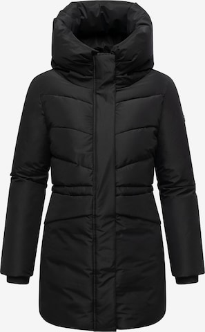 Manteau d’hiver 'Delilah 16' MARIKOO en noir : devant
