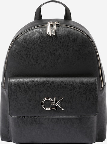 Calvin Klein - Mochila em preto: frente