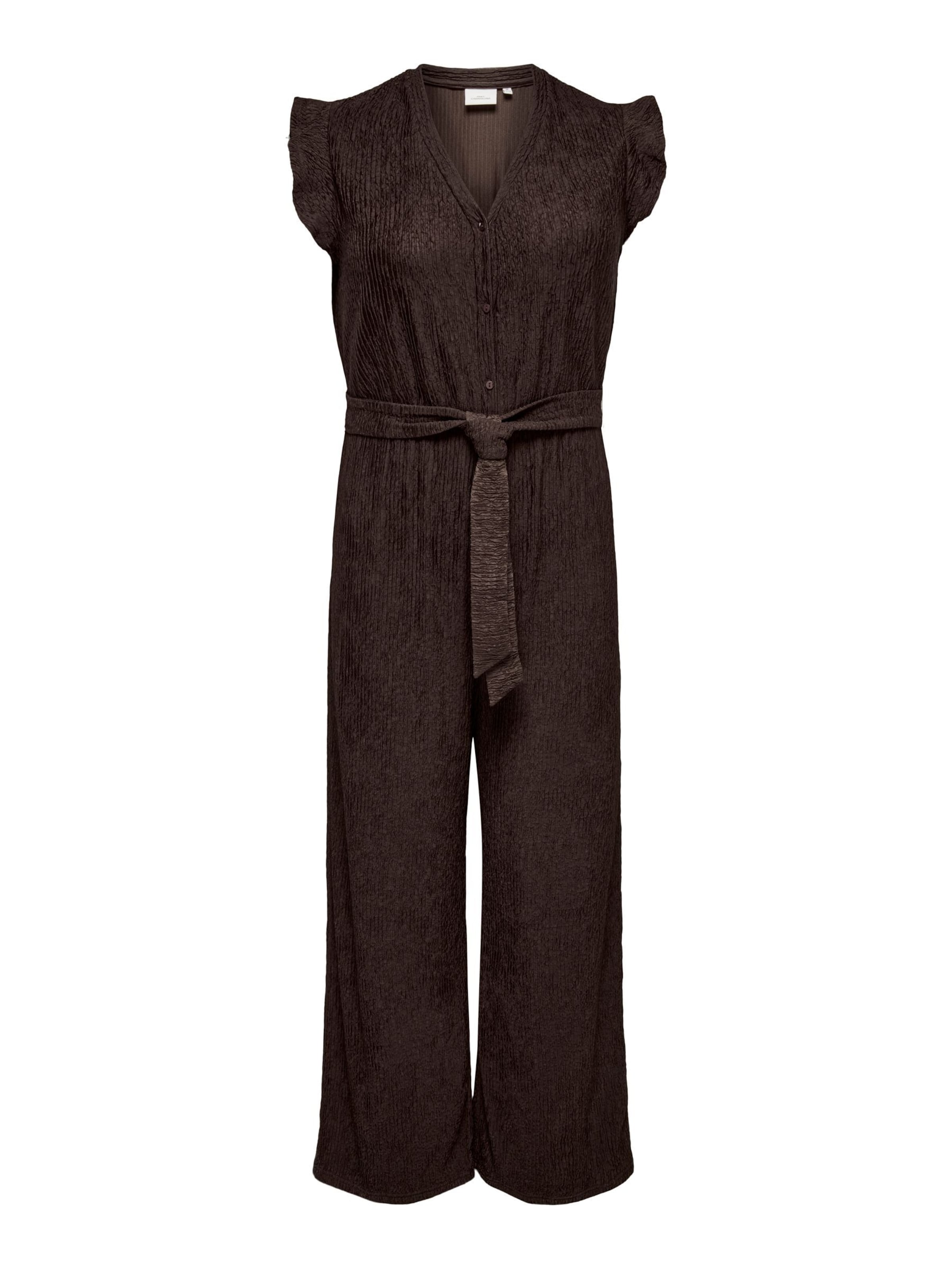 ONLY Carmakoma Jumpsuit 'CARReina' in Brown: front