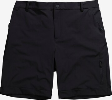 JAY-PI Regular Athletic Pants in Black: front