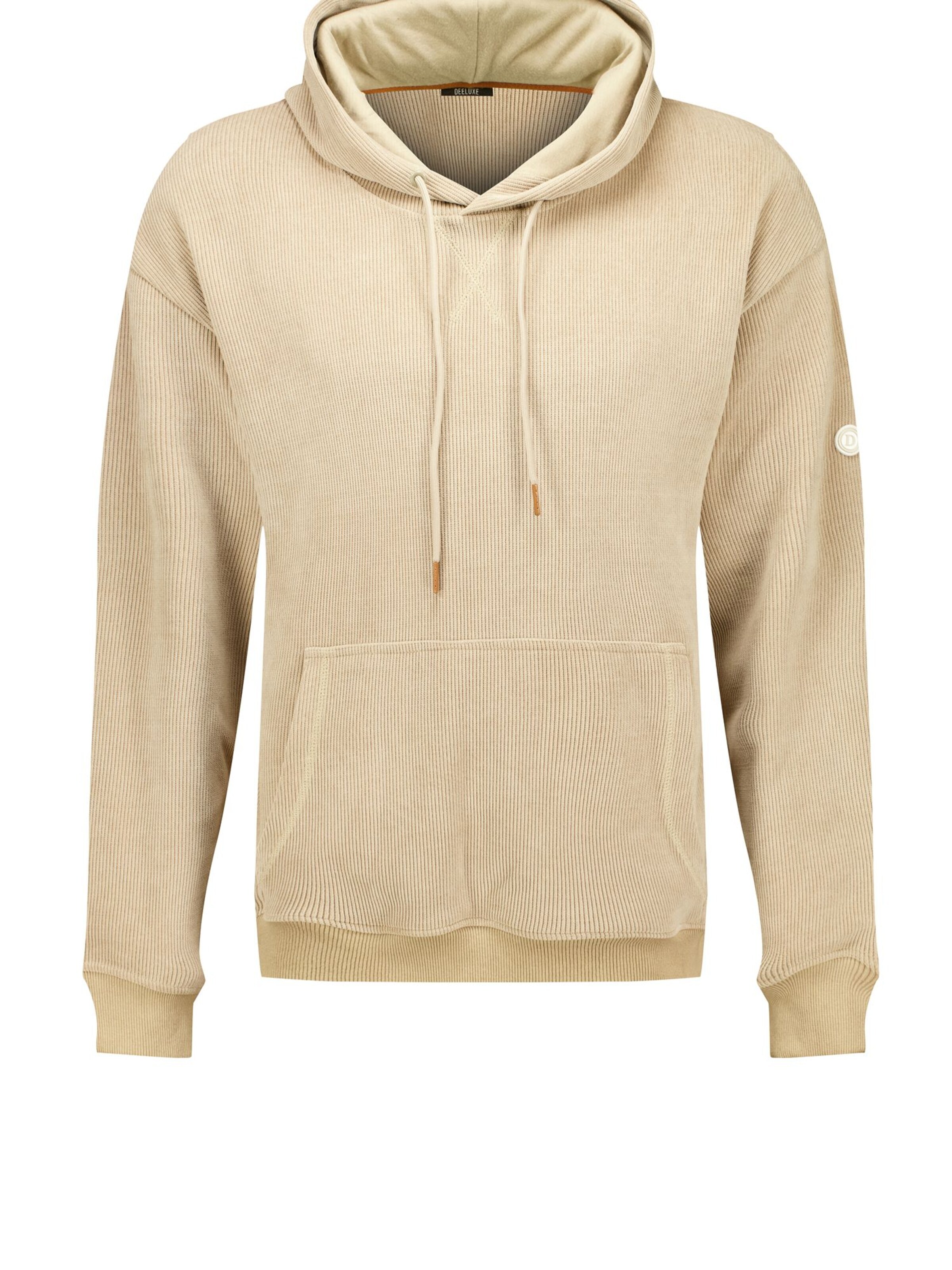 Deeluxe Sweatshirt in Beige: voorkant