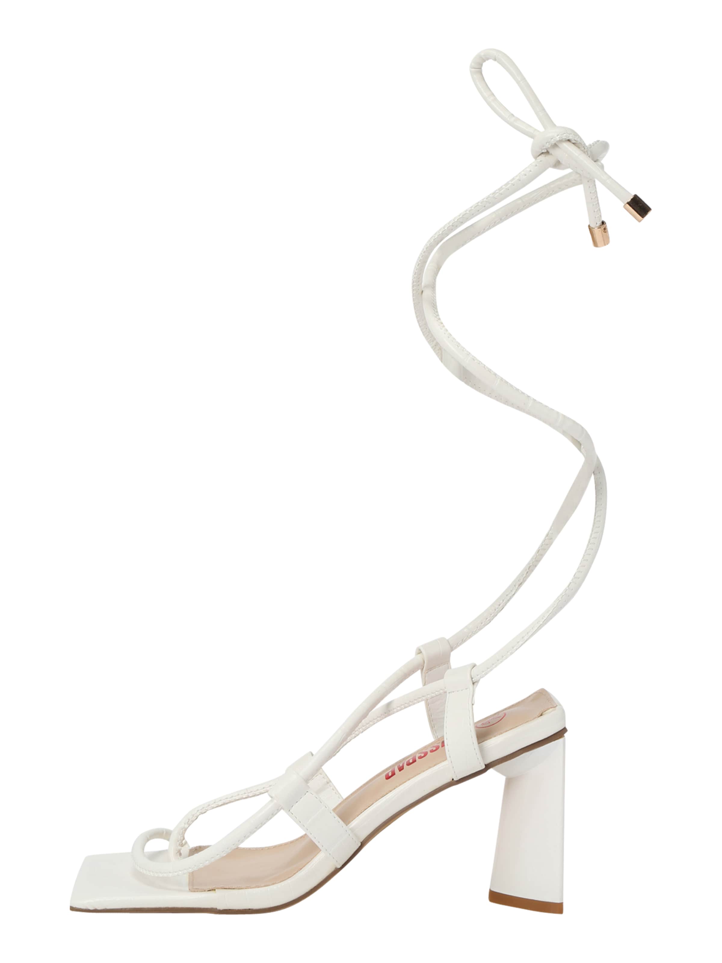 Sandales à lanières Misspap en blanc