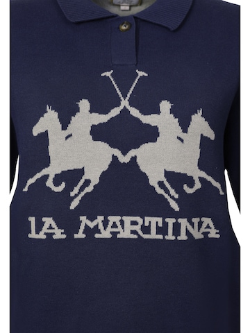 La Martina Poloshirt ' WCS003 ' in Blau