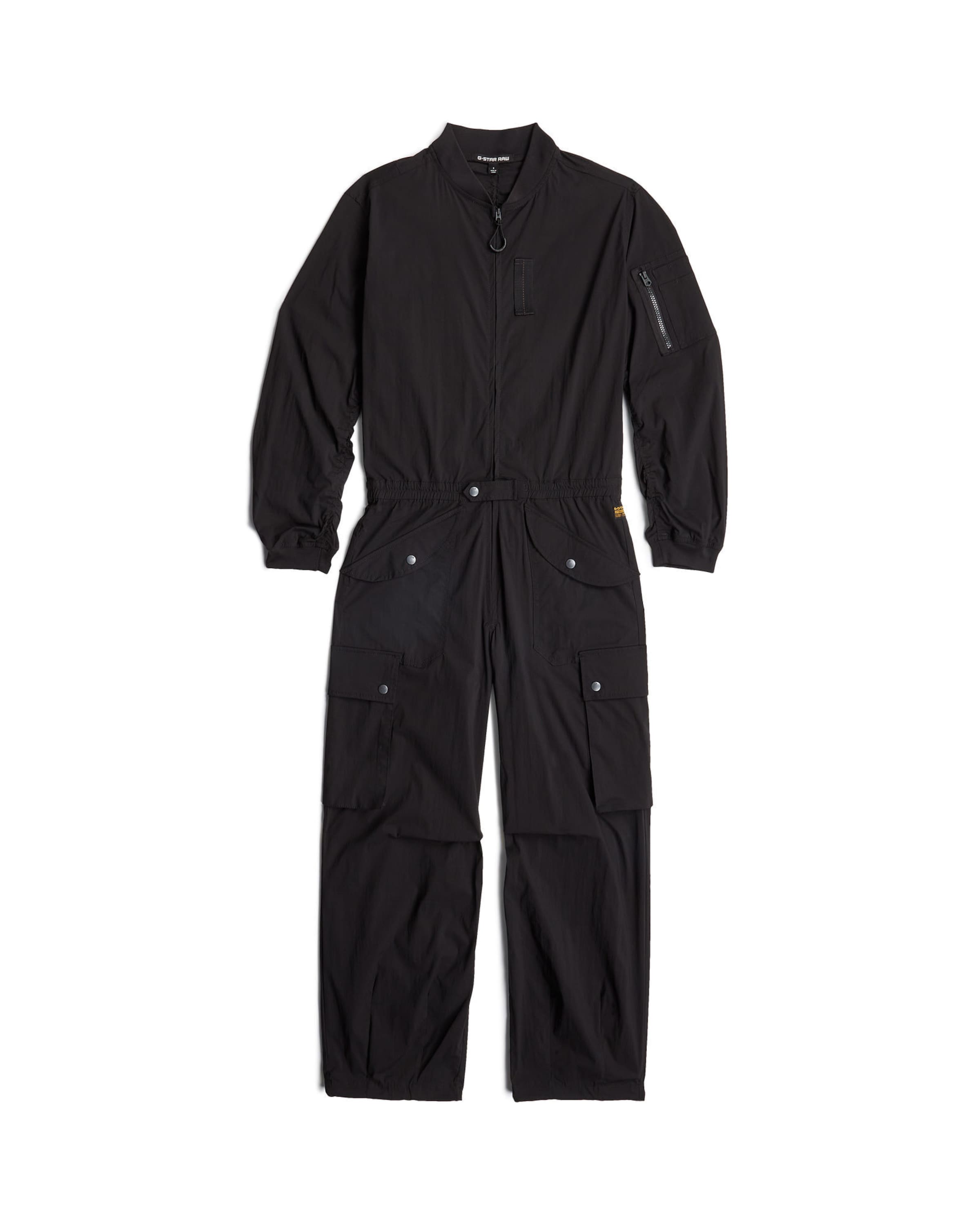 G-STAR Jumpsuit in Zwart: voorkant