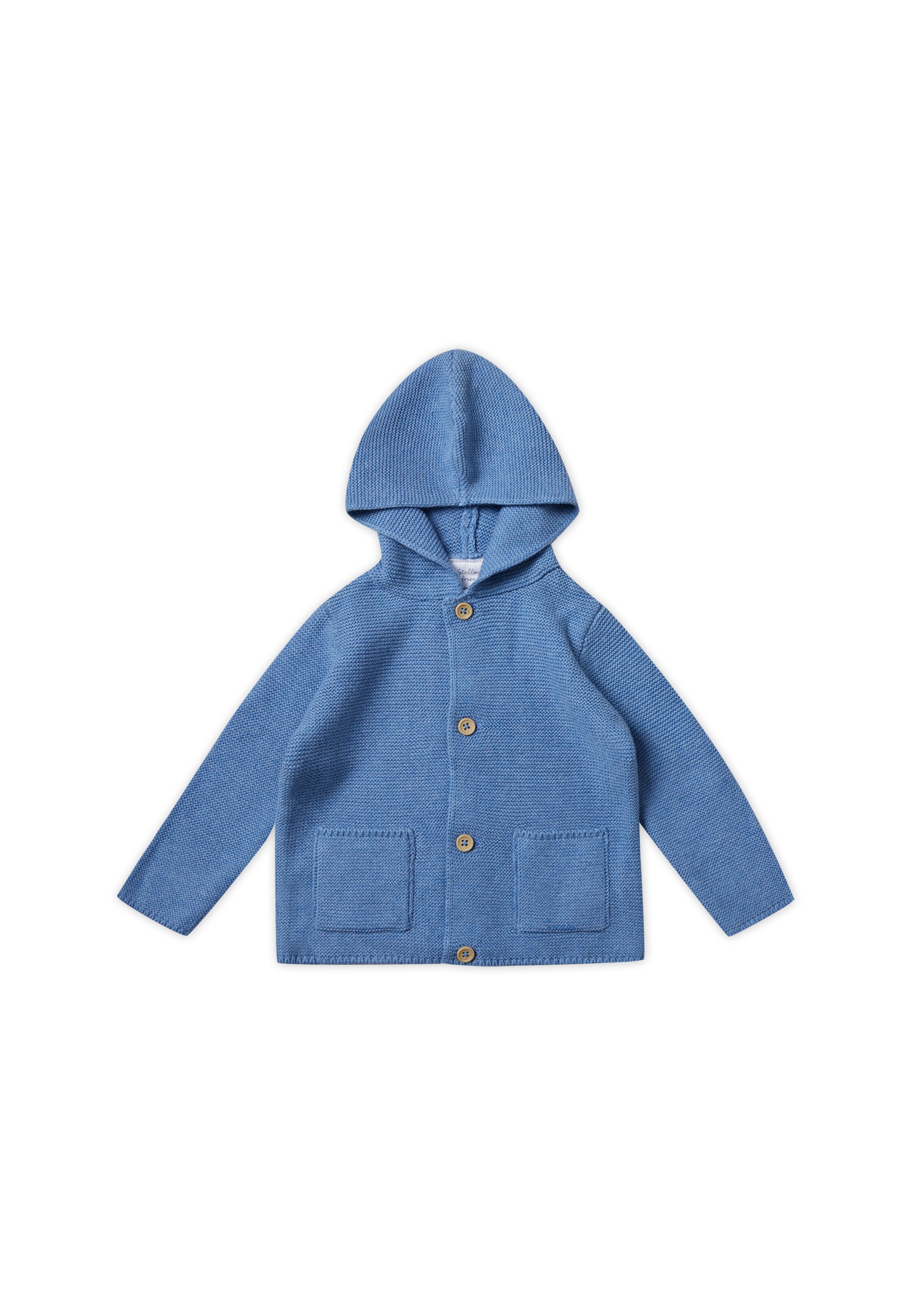Cardigan Stellou & Friends en bleu : devant